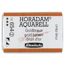 Schmincke Horadam Aquarell Watercolor - Gold Brown, Full Pan