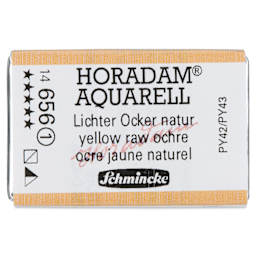 Schmincke Horadam Aquarell Watercolor - Yellow Raw Ochre, Full Pan