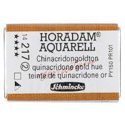 Schmincke Horadam Aquarell Watercolor - Quinacridone Gold Hue, Full Pan