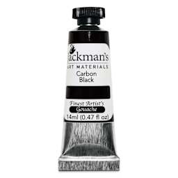 Jackman's Finest Artists' Gouache - Carbon Black, 14 ml