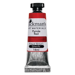 Jackman's Finest Artists' Gouache - Pyrrole Red, 14 ml