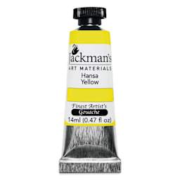 Jackman's Finest Artists' Gouache - Hansa Yellow, 14 ml