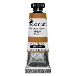 Jackman's Finest Artists' Gouache - Yellow Ochre, 14 ml