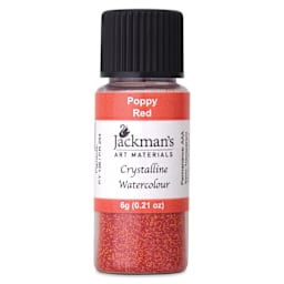 Jackman's Crystalline Powder Watercolor - Poppy Red, 6 g