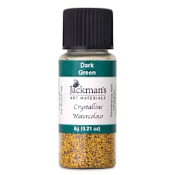 Jackman's Crystalline Powder Watercolor - Dark Green, 6 g