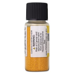 Back of Jackman's Crystalline Powder Watercolor - Buttercup, 6 g bottle