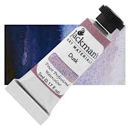 Jackman's Finest Professional Watercolour - Dusk, 5 ml Tube and Swatch