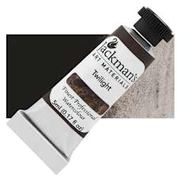 Jackman's Finest Professional Watercolour - Twilight, 5 ml Tube and Swatch