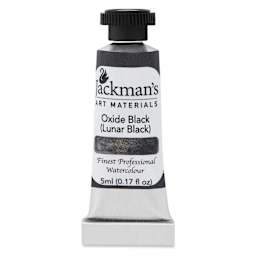 Jackman's Finest Professional Watercolour - Oxide Black (Lunar Black), 5 ml Tube
