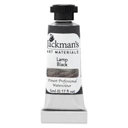 Jackman's Finest Professional Watercolour - Lamp Black, 5 ml Tube