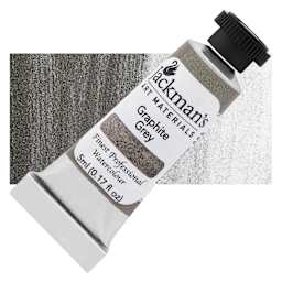 Jackman's Finest Professional Watercolour - Graphite Grey, 5 ml Tube and Swatch