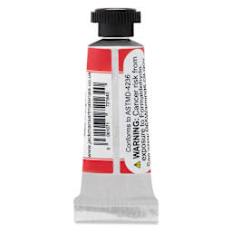 Jackman's Finest Professional Watercolour - Poppy Red, 5 ml back of tube