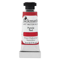 Jackman's Finest Professional Watercolour - Pyrrole Red, 5 ml Tube