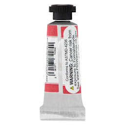 Jackman's Finest Professional Watercolour - Quinacridone Red, 5 ml back of tube
