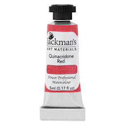 Jackman's Finest Professional Watercolour - Quinacridone Red, 5 ml Tube