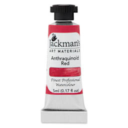 Jackman's Finest Professional Watercolour - Anthraquinoid Red, 5 ml Tube
