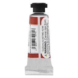Jackman's Finest Professional Watercolour - Natural Red Oxide, 5 ml back of tube