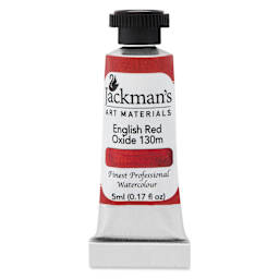 Jackman's Finest Professional Watercolour - English Red Oxide 130m, 5 ml Tube