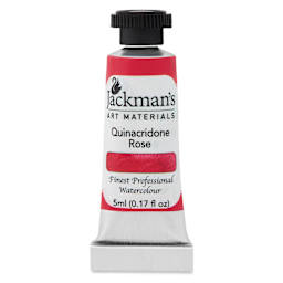 Jackman's Finest Professional Watercolour - Quinacridone Rose, 5 ml Tube