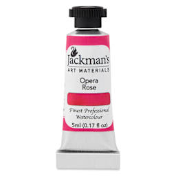 Jackman's Finest Professional Watercolour - Opera Rose, 5 ml Tube