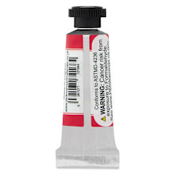 Jackman's Finest Professional Watercolour - Alizarin Crimson, 5 ml back of tube