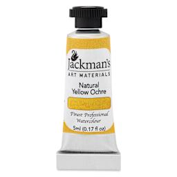 Jackman's Finest Professional Watercolour - Natural Yellow Ochre, 5 ml Tube