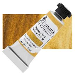 Jackman's Finest Professional Watercolour - Transparent Yellow Oxide, 5 ml Tube and Swatch