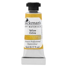 Jackman's Finest Professional Watercolour - Yellow Ochre, 5 ml Tube