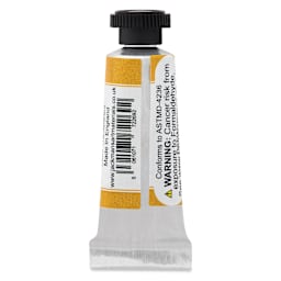 Jackman's Finest Professional Watercolour - Isoindolinone Yellow Deep, 5 ml back of tube