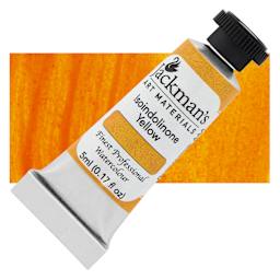 Jackman's Finest Professional Watercolour - Isoindolinone Yellow, 5 ml Tube and Swatch