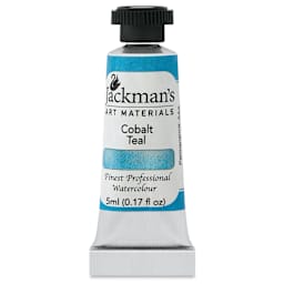 Jackman's Finest Professional Watercolour - Cobalt Teal, 5 ml Tube