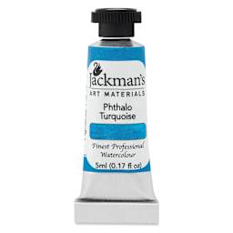 Jackman's Finest Professional Watercolour - Pthalo Turquoise, 5 ml Tube