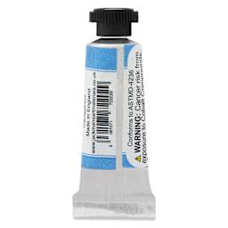 Jackman's Finest Professional Watercolour - Cerulean Blue #2, 5 ml back of tube