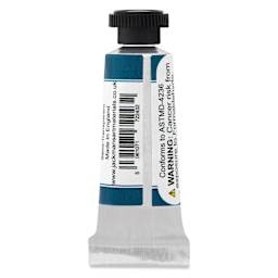 Jackman's Finest Professional Watercolour - Lunar Blue, 5 ml back of tube