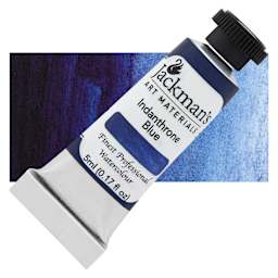Jackman's Finest Professional Watercolour - Indanthrone Blue, 5 ml Tube and Swatch
