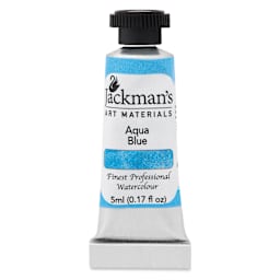 Jackman's Finest Professional Watercolour - Aqua Blue, 5 ml Tube