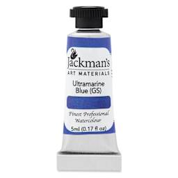 Jackman's Finest Professional Watercolour - Ultramarine Blue (Green Shade), 5 ml Tube