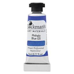 Jackman's Finest Professional Watercolour - Phthalo Blue (Green Shade), 5 ml Tube