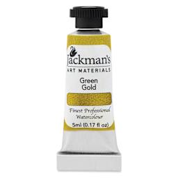 Jackman's Finest Professional Watercolour - Green Gold, 5 ml Tube