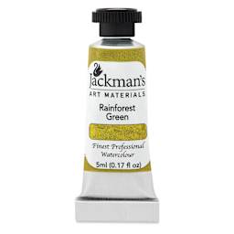 Jackman's Finest Professional Watercolour - Rainforest Green, 5 ml Tube