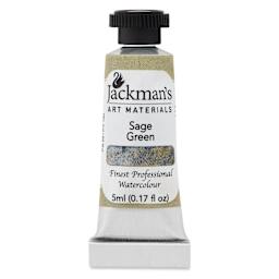 Jackman's Finest Professional Watercolour - Sage Green, 5 ml Tube