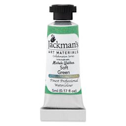 Jackman's Finest Professional Watercolour - Soft Green, 5 ml Tube