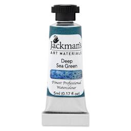 Jackman's Finest Professional Watercolour - Deep Sea Green, 5 ml Tube
