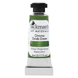Jackman's Finest Professional Watercolour - Chrome Oxide Green, 5 ml Tube