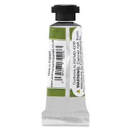 Jackman's Finest Professional Watercolour - Sap Green. 5 ml back of tube
