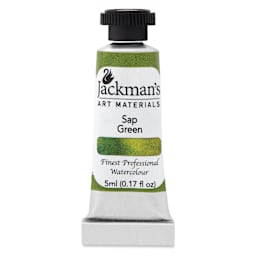 Jackman's Finest Professional Watercolour - Sap Green. 5 ml Tube