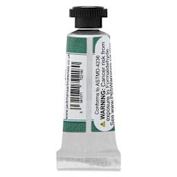 Jackman's Finest Professional Watercolour - Darkest Green, 5 ml back of tube