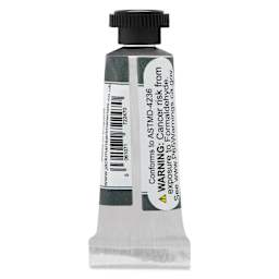 Jackman's Finest Professional Watercolour - Perylene Black (Green), 5 ml back of tube