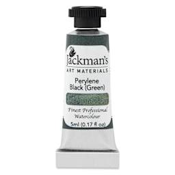 Jackman's Finest Professional Watercolour - Perylene Black (Green), 5 ml Tube