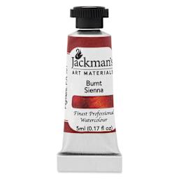 Jackman's Finest Professional Watercolour - Burnt Sienna, 5 ml Tube